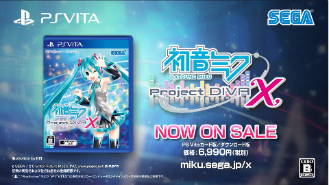 【初音ミク -Project DIVA- X】正式发售歌曲串烧PV